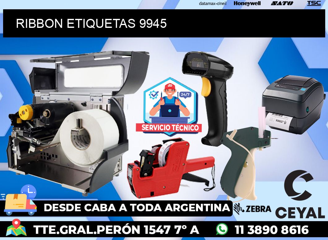RIBBON ETIQUETAS 9945