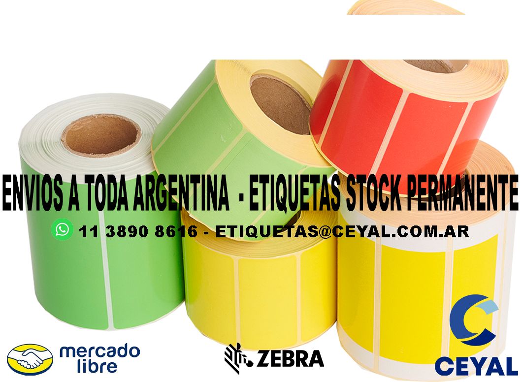 ROTULOS ETIQUETAS IMPRESAS  68 x 96