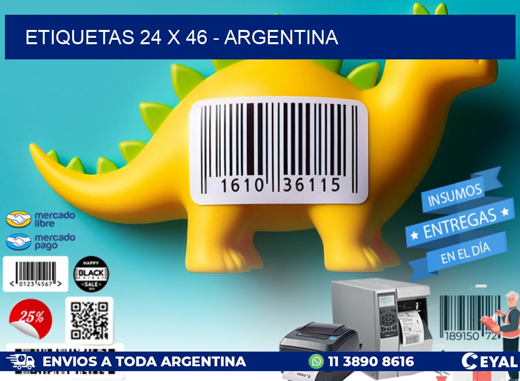 ETIQUETAS 24 x 46 - ARGENTINA