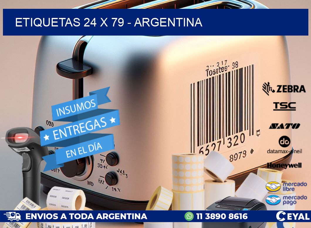 ETIQUETAS 24 x 79 - ARGENTINA