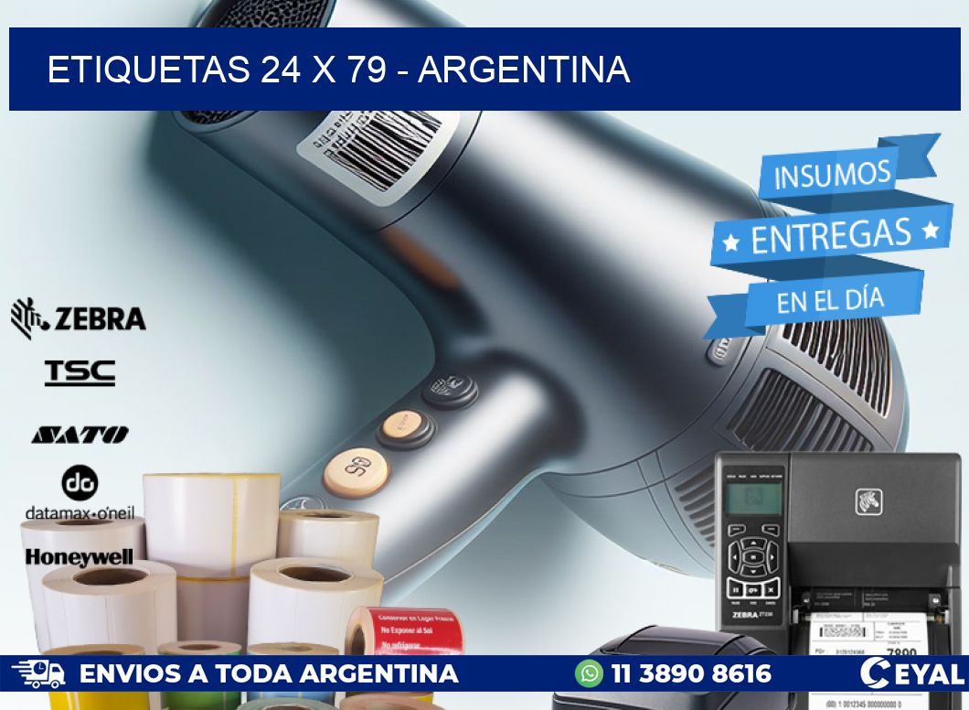 ETIQUETAS 24 x 79 - ARGENTINA