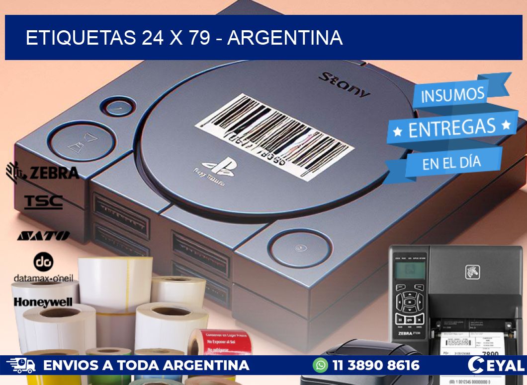 ETIQUETAS 24 x 79 - ARGENTINA