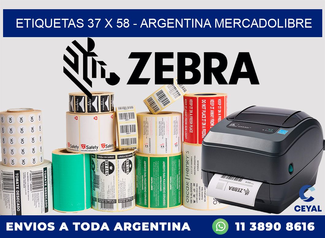 ETIQUETAS 37 x 58 – ARGENTINA MERCADOLIBRE