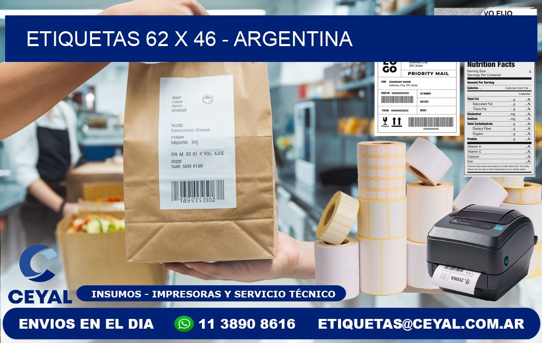 ETIQUETAS 62 x 46 - ARGENTINA