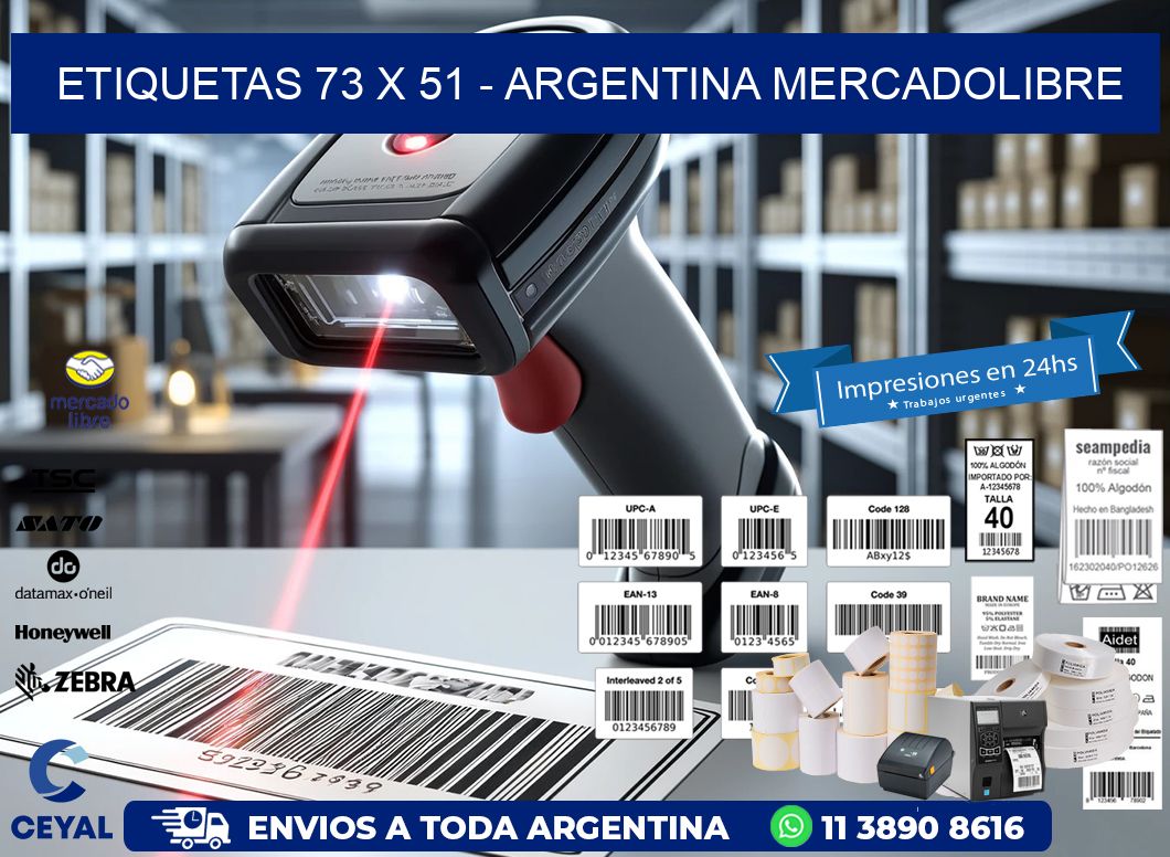 ETIQUETAS 73 x 51 – ARGENTINA MERCADOLIBRE