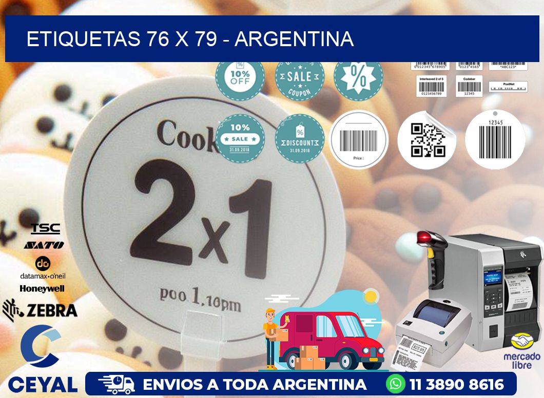 ETIQUETAS 76 x 79 - ARGENTINA