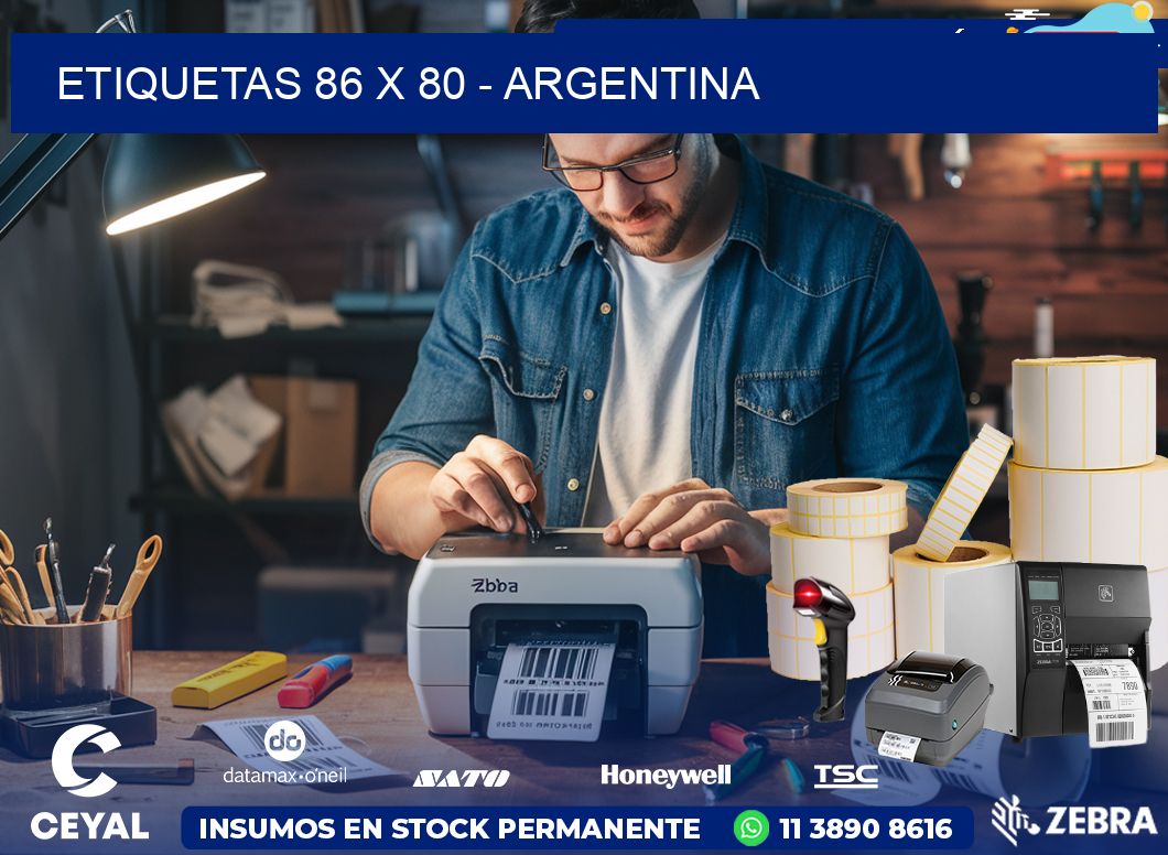 ETIQUETAS 86 x 80 - ARGENTINA