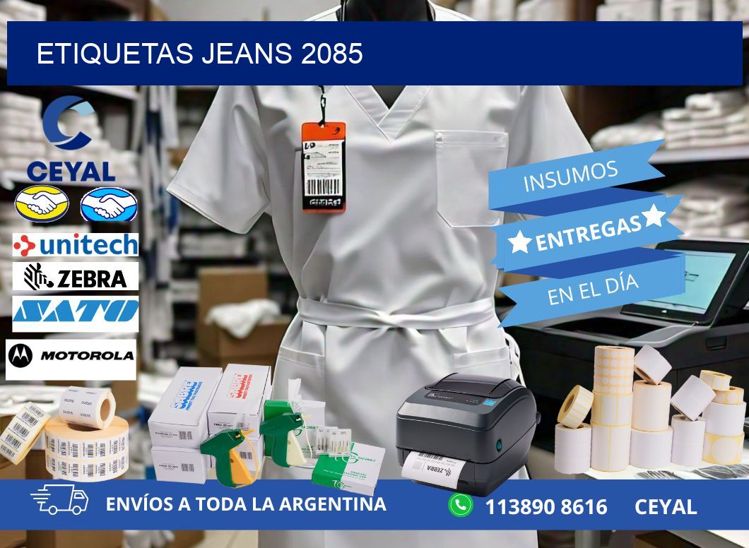 ETIQUETAS JEANS 2085