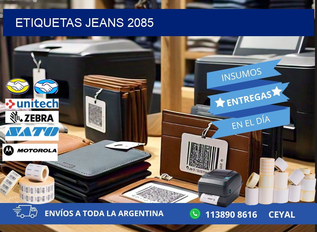 ETIQUETAS JEANS 2085