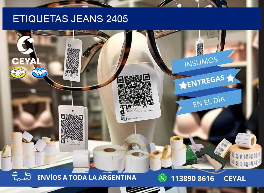 ETIQUETAS JEANS 2405