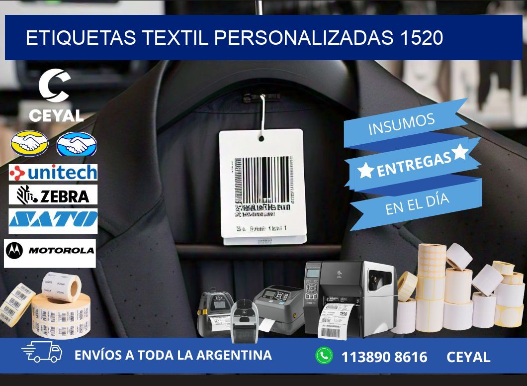 ETIQUETAS TEXTIL PERSONALIZADAS 1520