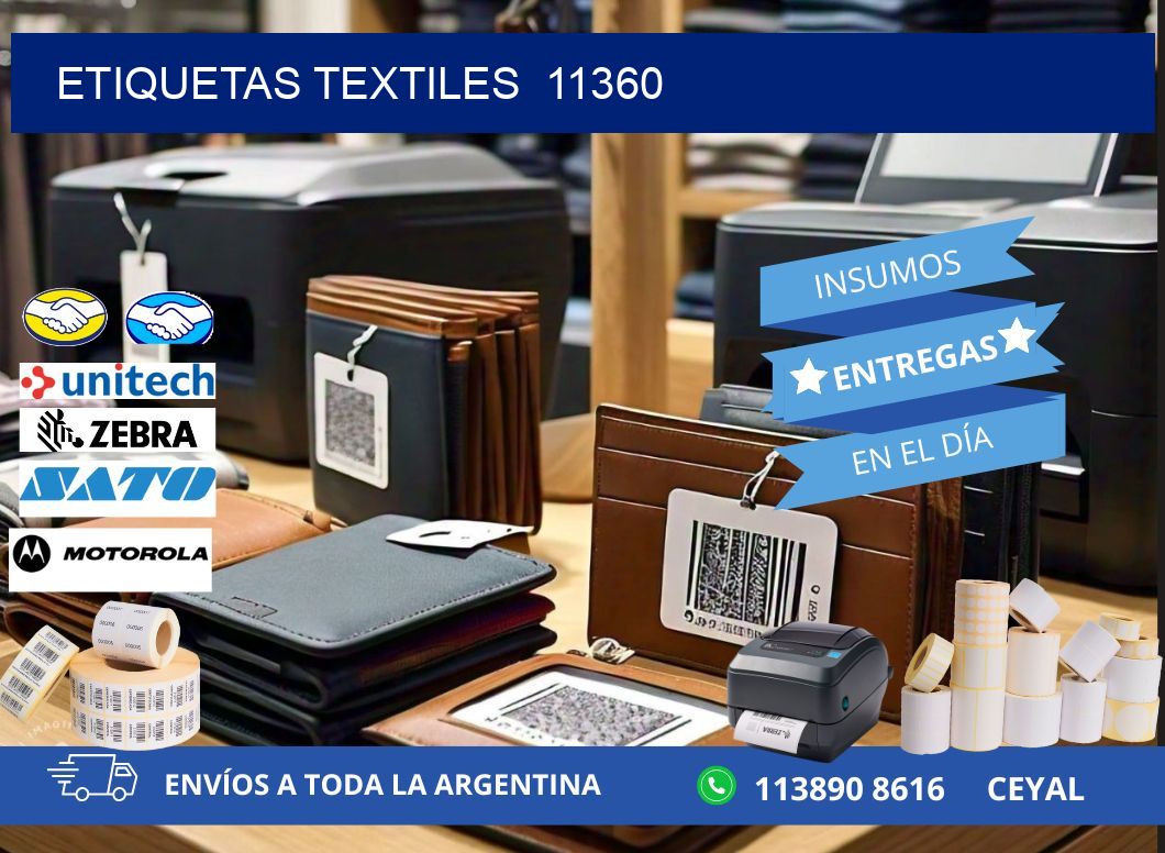 ETIQUETAS TEXTILES  11360