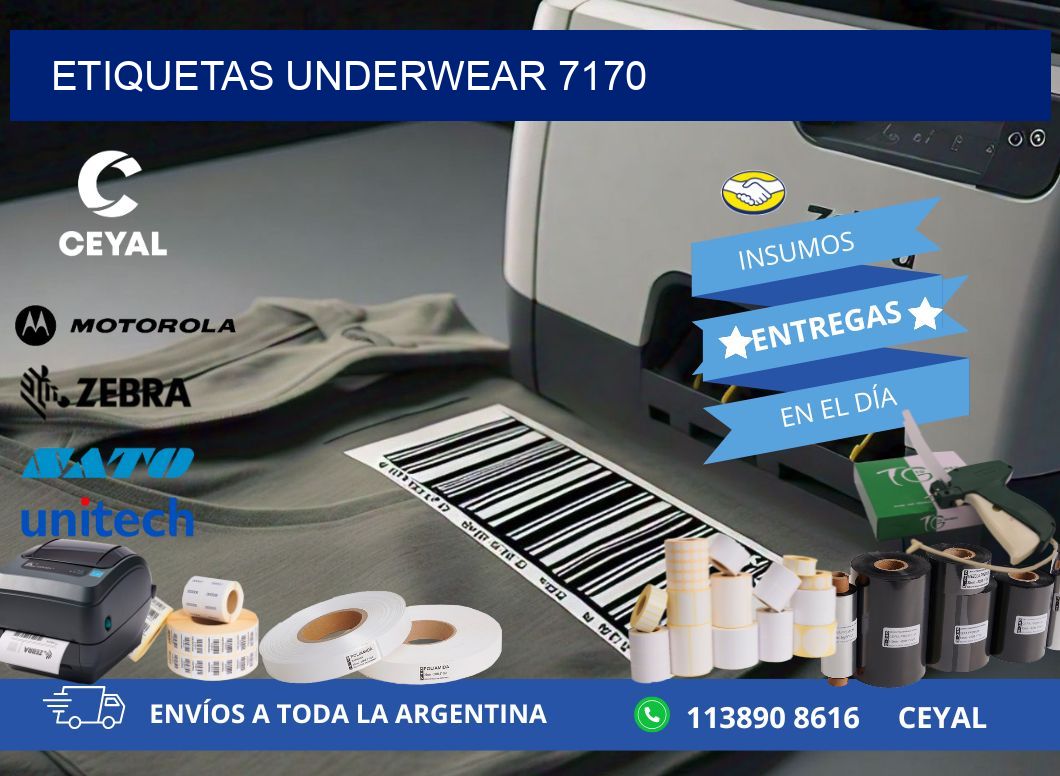 ETIQUETAS UNDERWEAR 7170