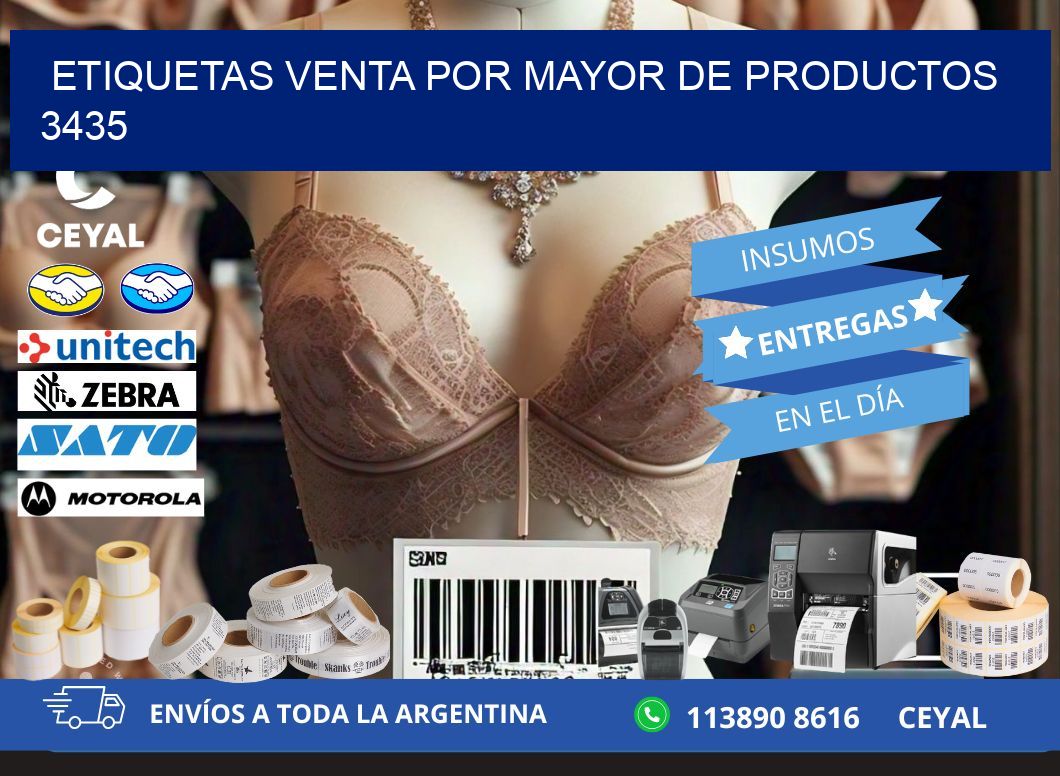 ETIQUETAS VENTA POR MAYOR DE PRODUCTOS 3435