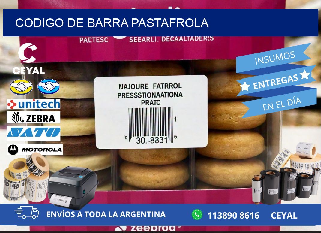 codigo de barra PASTAFROLA