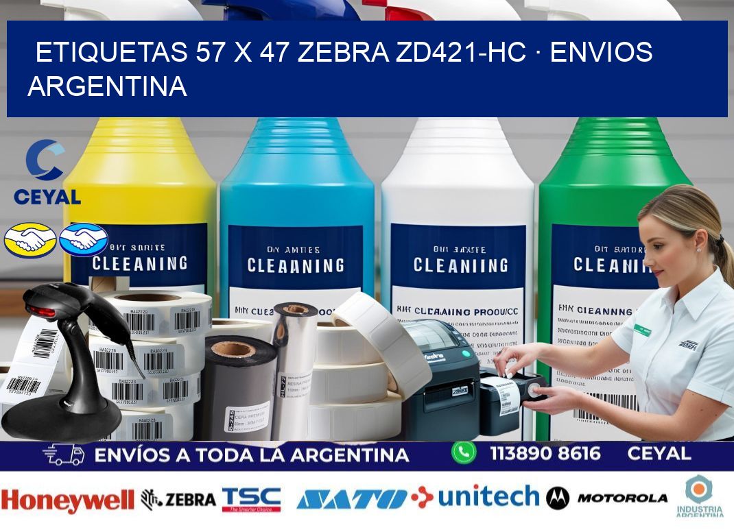 ETIQUETAS 57 x 47 ZEBRA ZD421-HC · ENVIOS ARGENTINA