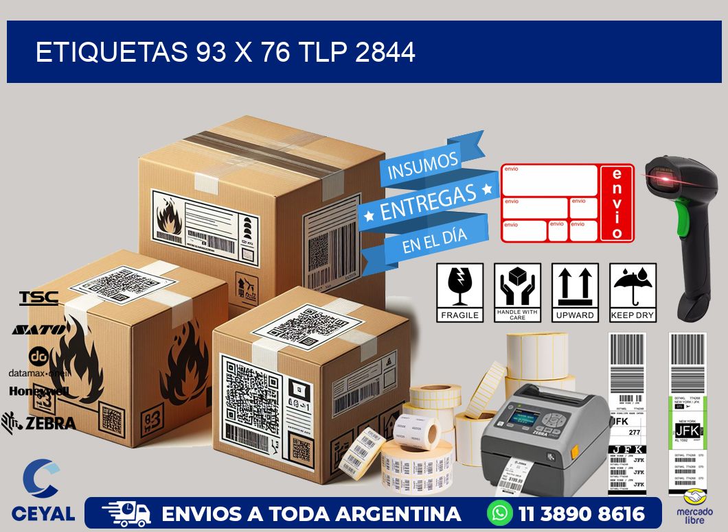 ETIQUETAS 93 x 76 TLP 2844