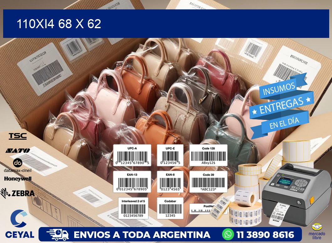 110Xi4 68 x 62