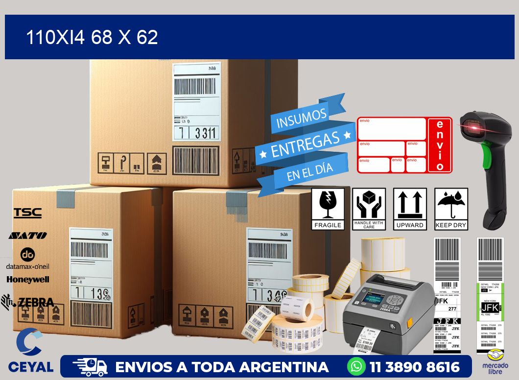 110Xi4 68 x 62