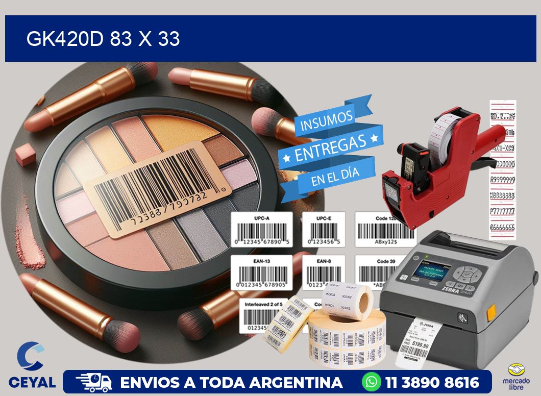 GK420D 83 x 33
