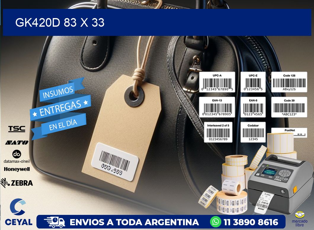 GK420D 83 x 33
