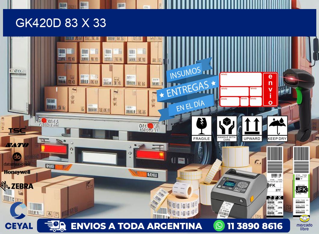 GK420D 83 x 33