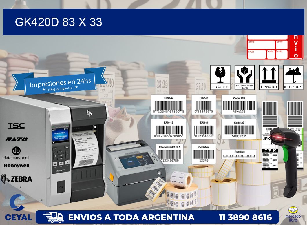 GK420D 83 x 33