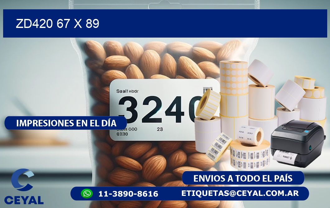 ZD420 67 x 89