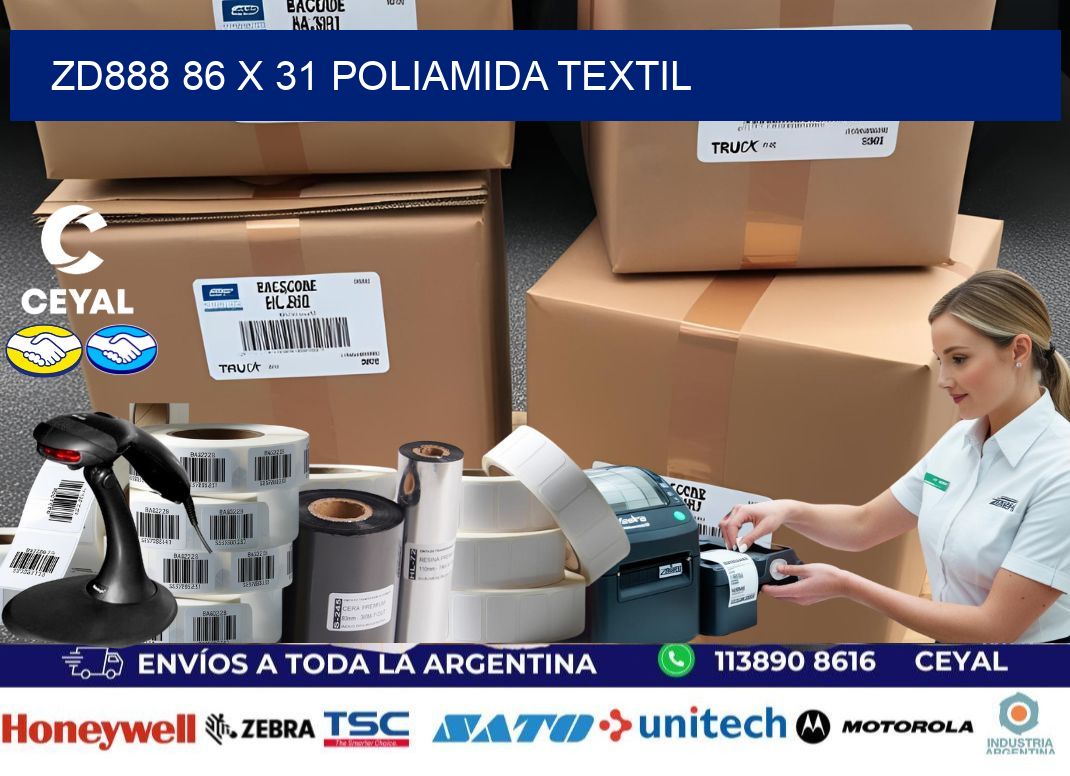 ZD888 86 x 31 POLIAMIDA TEXTIL