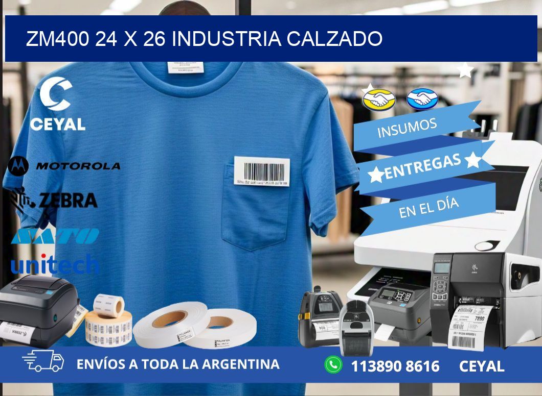 ZM400 24 x 26 INDUSTRIA CALZADO