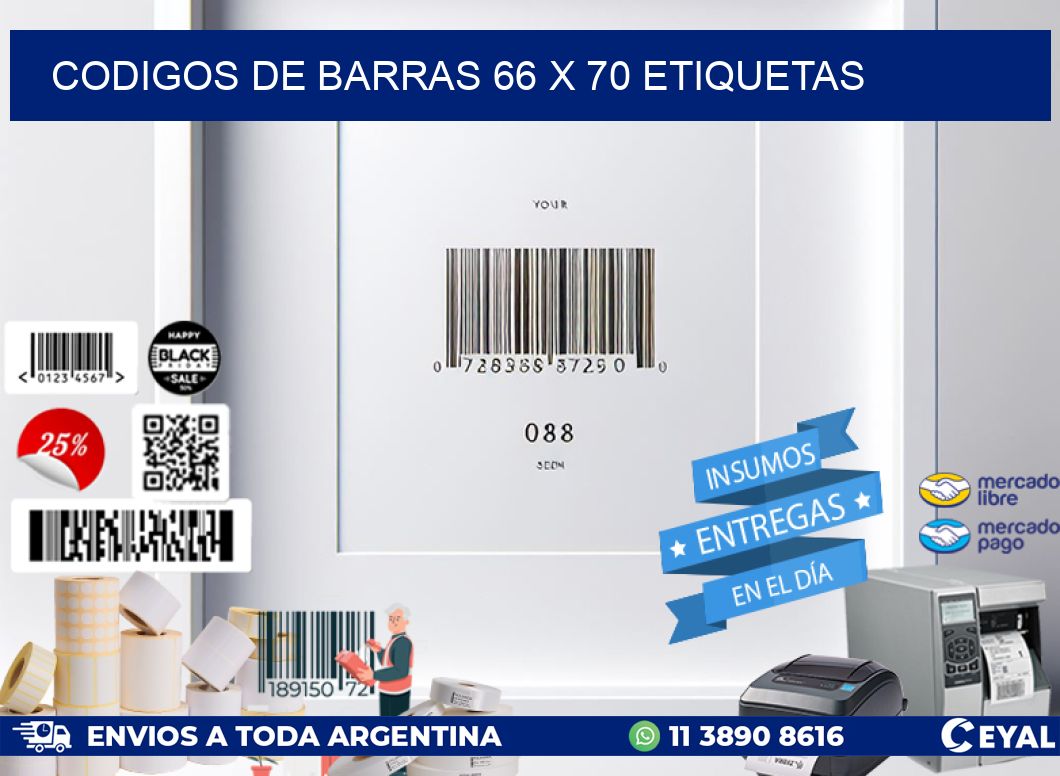 codigos de barras 66 x 70 etiquetas