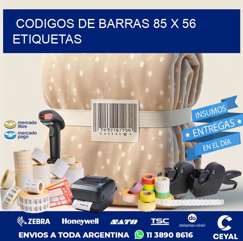 codigos de barras 85 x 56 etiquetas
