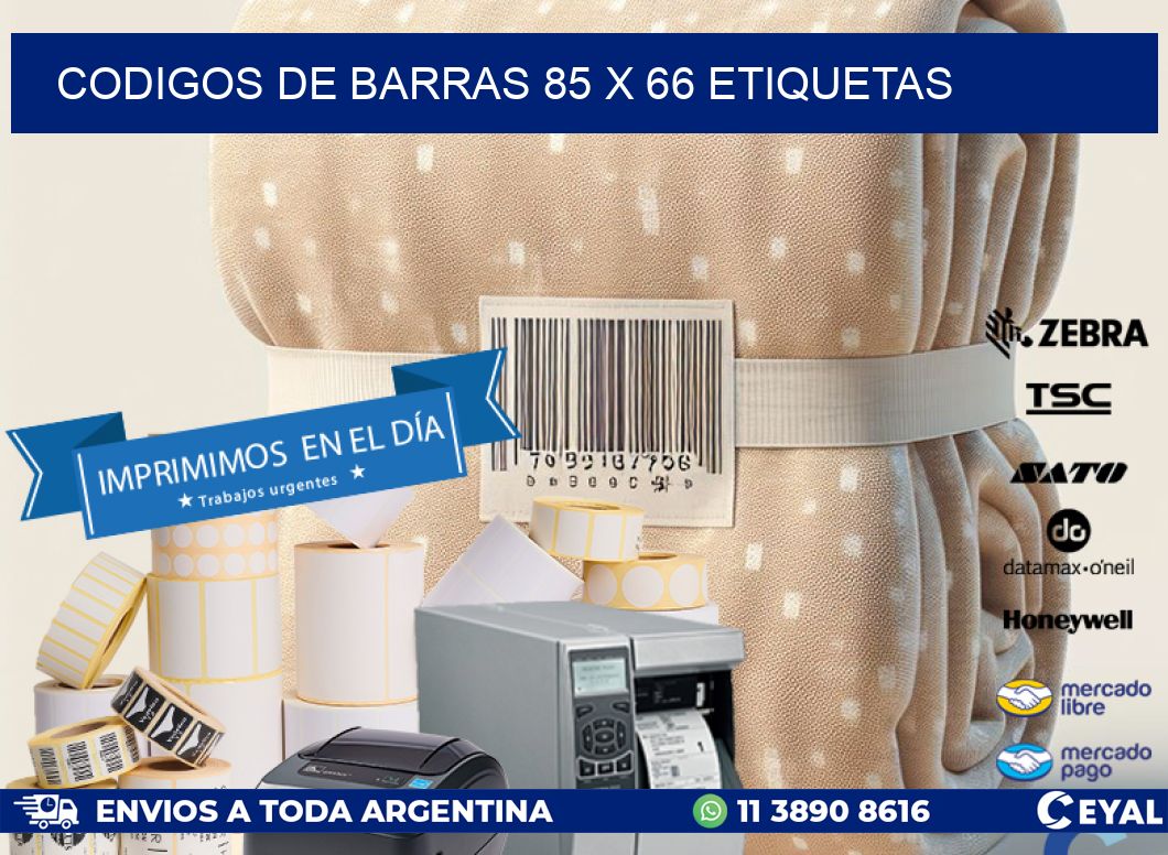 codigos de barras 85 x 66 etiquetas