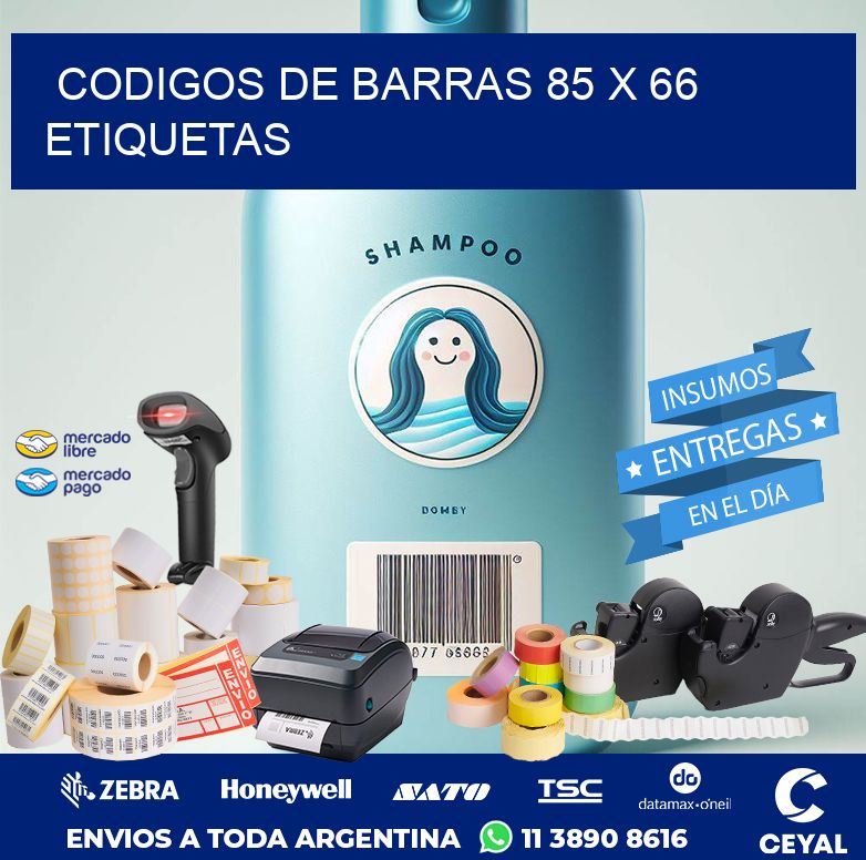 codigos de barras 85 x 66 etiquetas