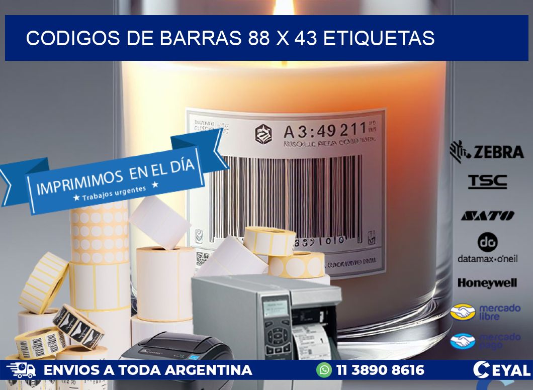 codigos de barras 88 x 43 etiquetas