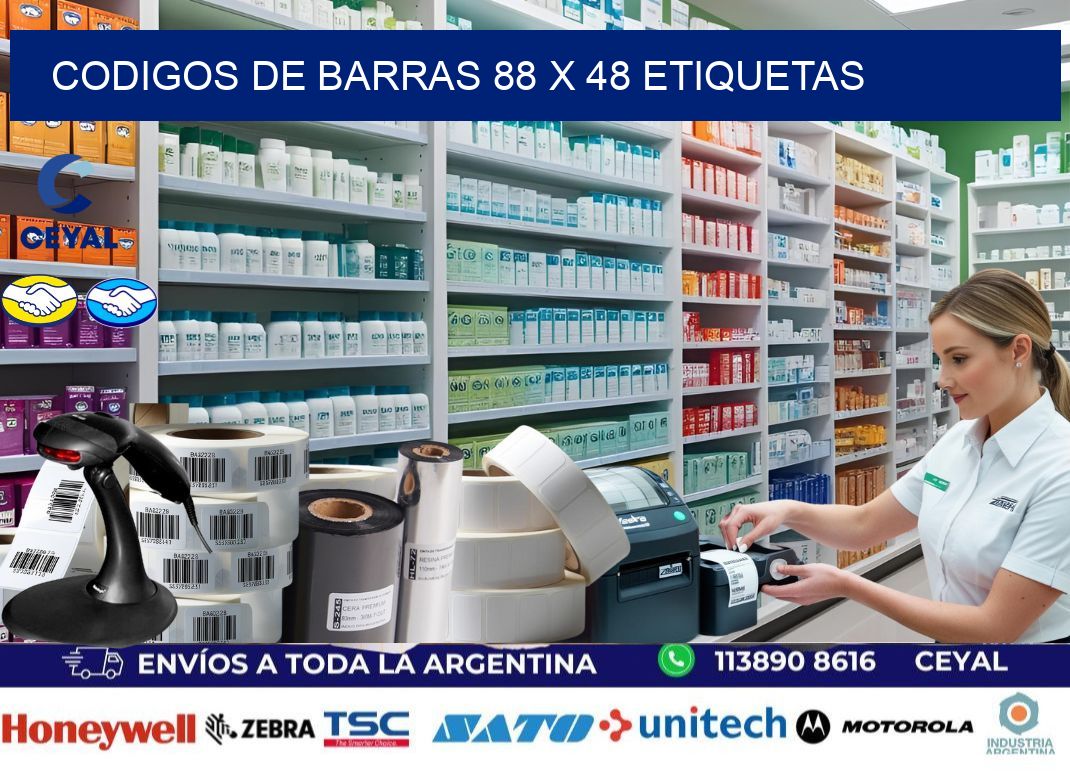 codigos de barras 88 x 48 etiquetas