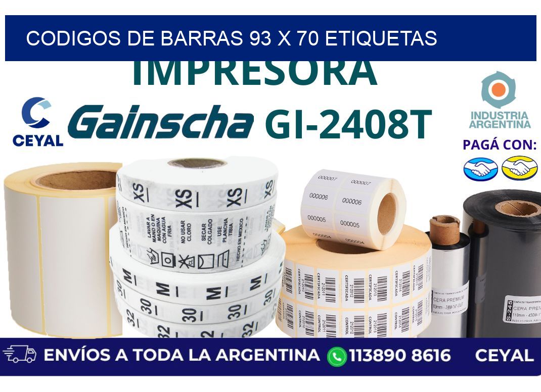 codigos de barras 93 x 70 etiquetas