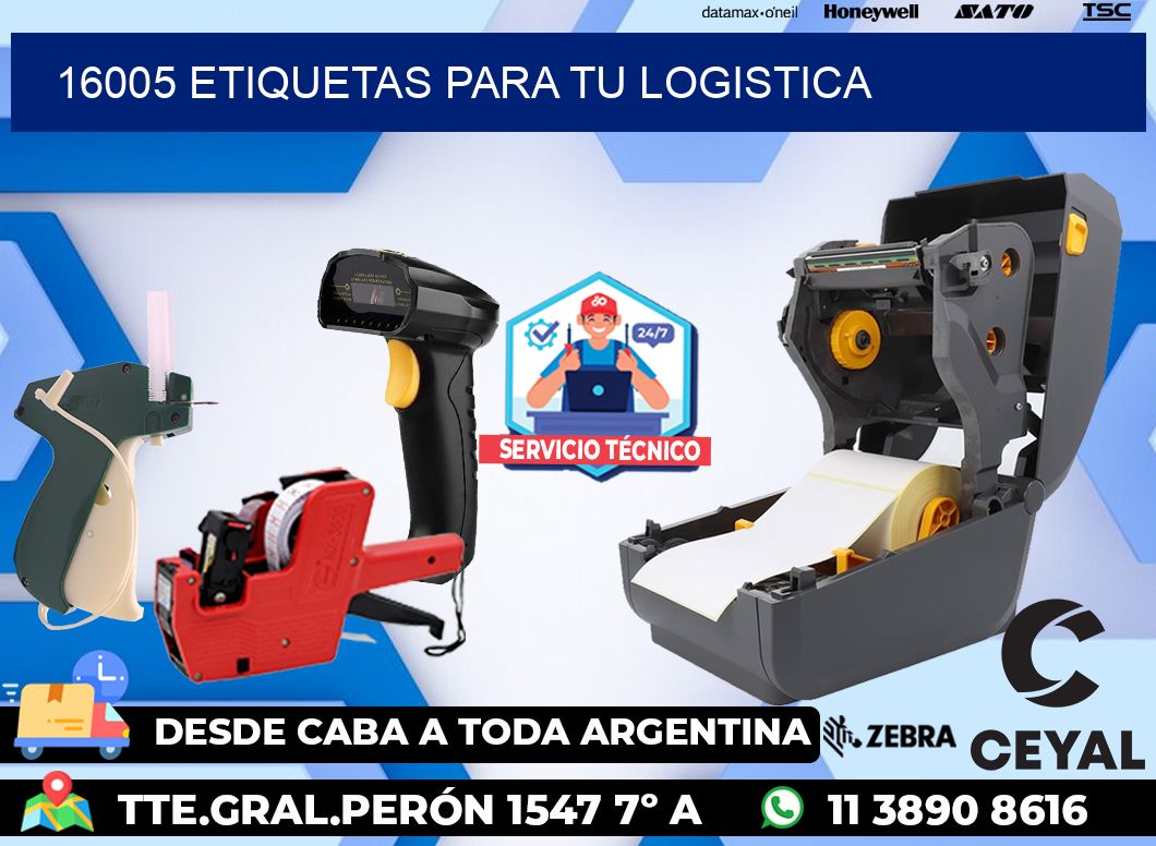 16005 etiquetas para tu logistica