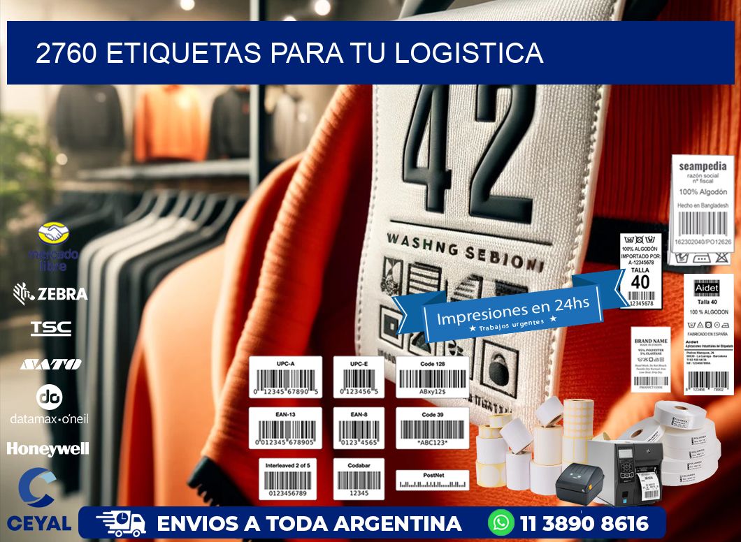 2760 etiquetas para tu logistica