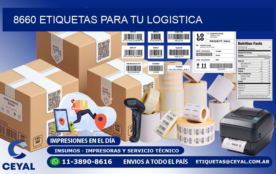 8660 etiquetas para tu logistica