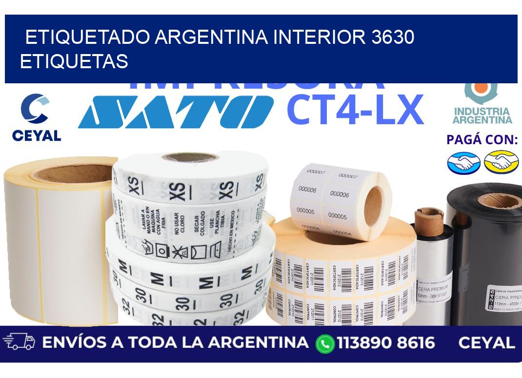 etiquetado argentina interior 3630 etiquetas