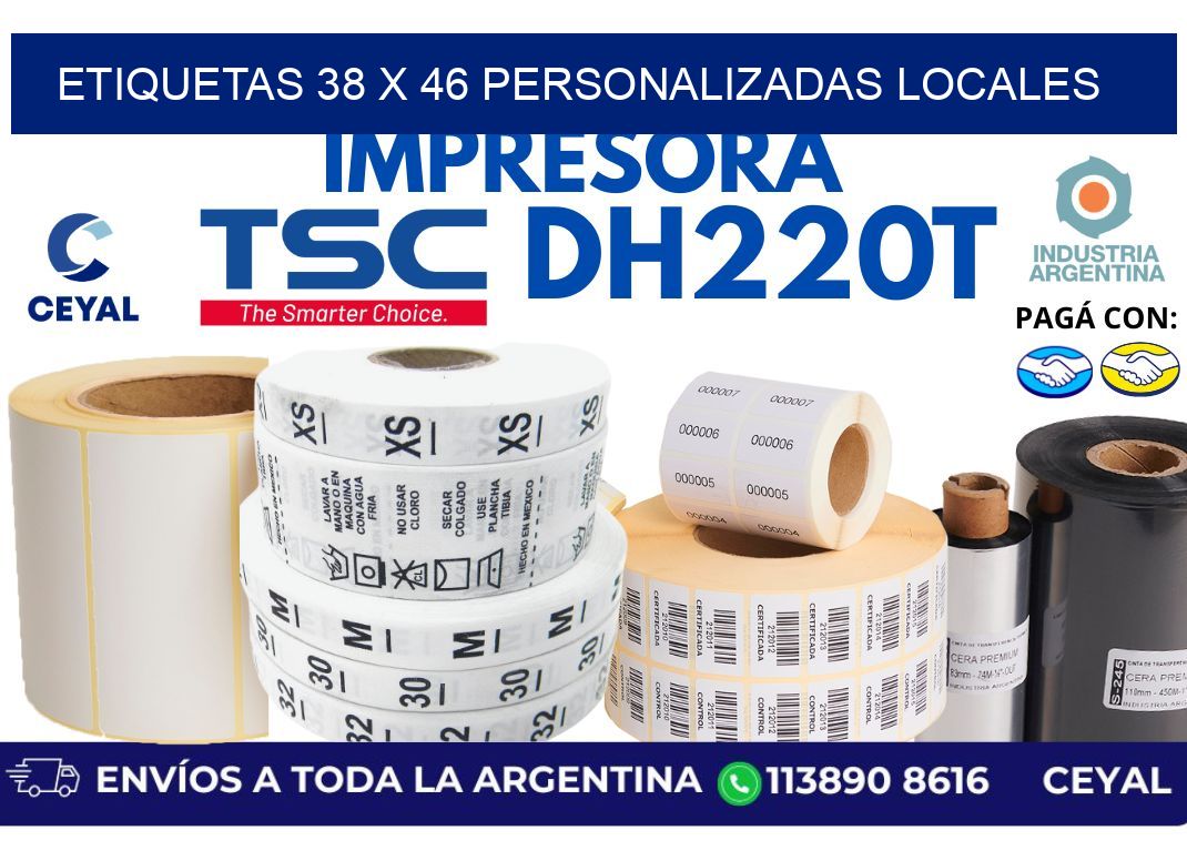 etiquetas 38 x 46 personalizadas locales