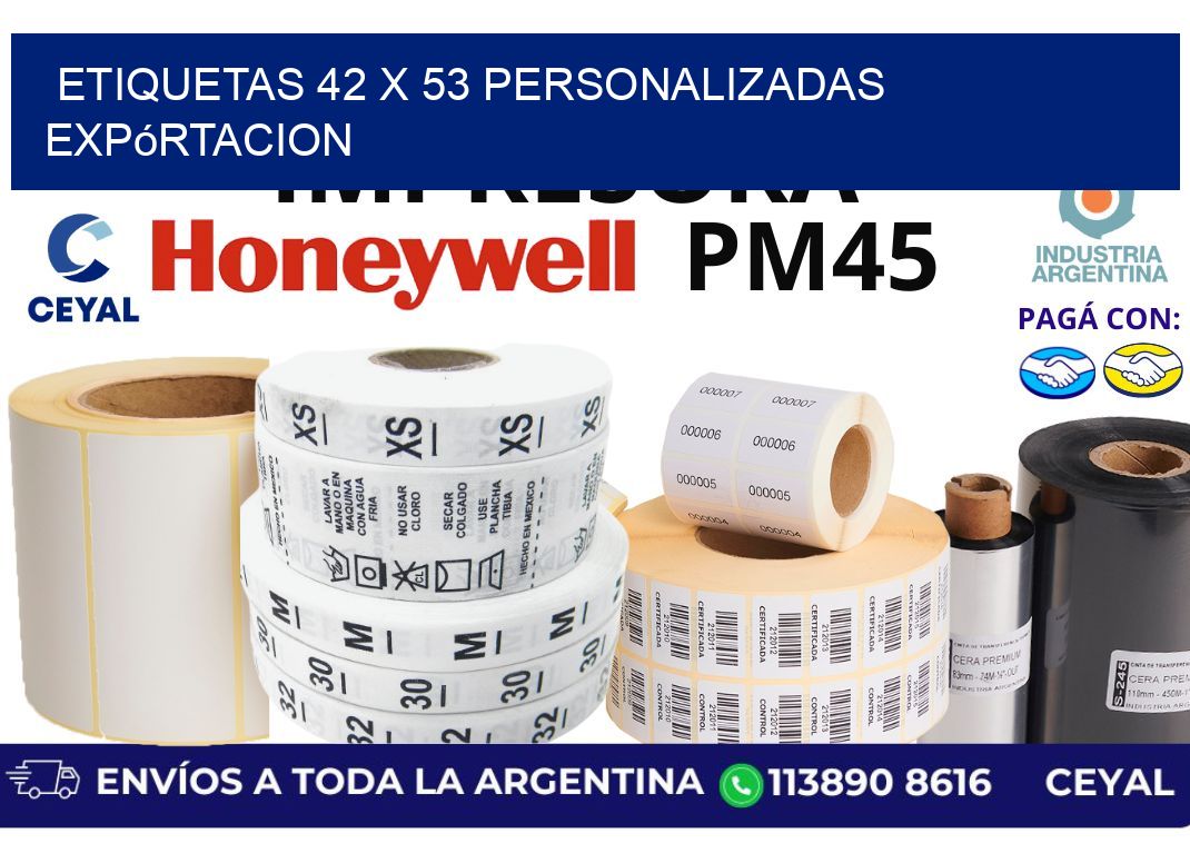 etiquetas 42 x 53 personalizadas expórtacion