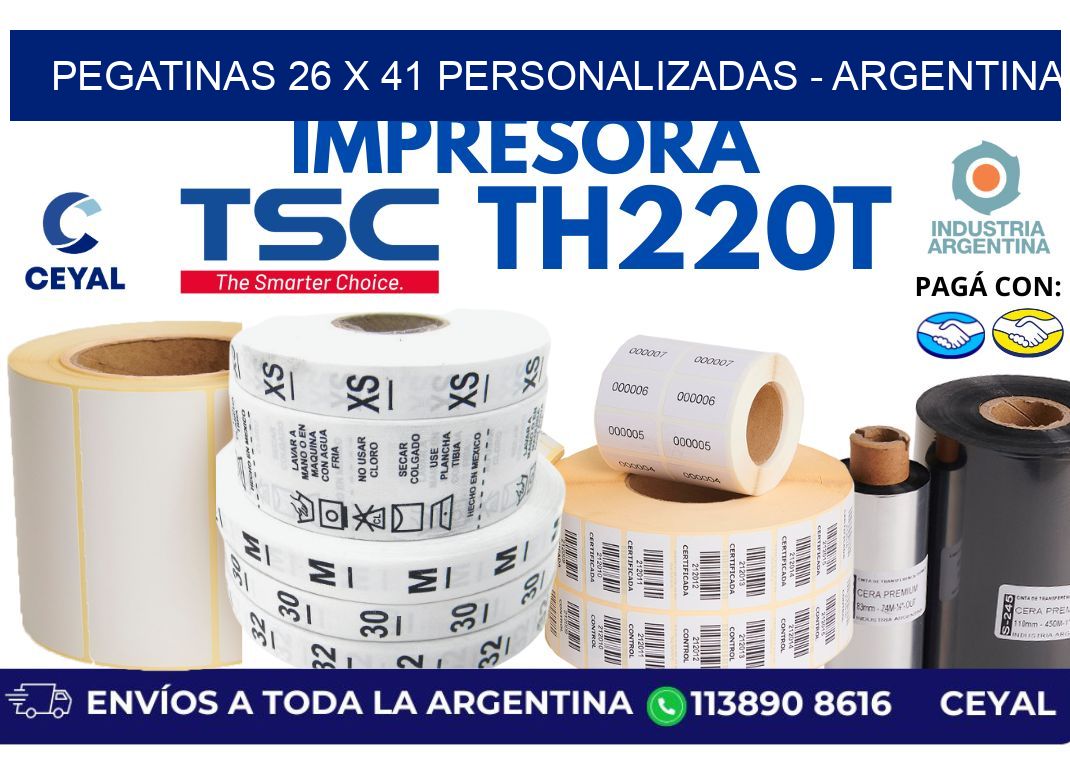 pegatinas 26 x 41 personalizadas - Argentina