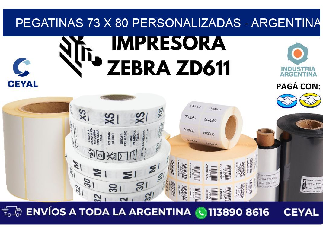 pegatinas 73 x 80 personalizadas - Argentina