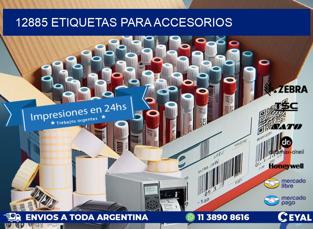 12885 Etiquetas para accesorios
