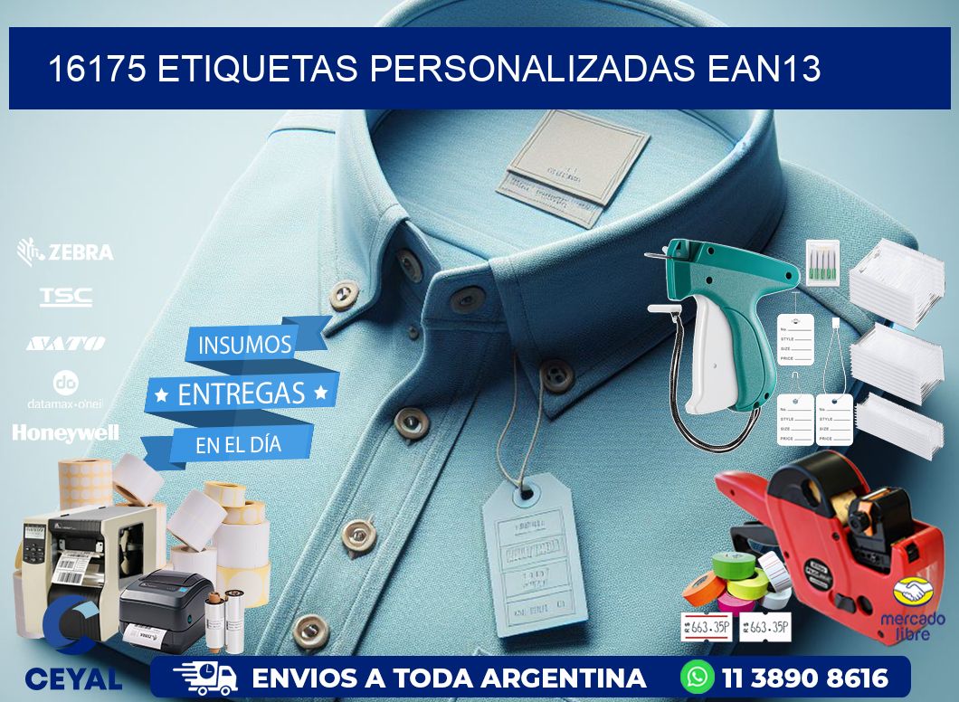 16175 Etiquetas personalizadas ean13