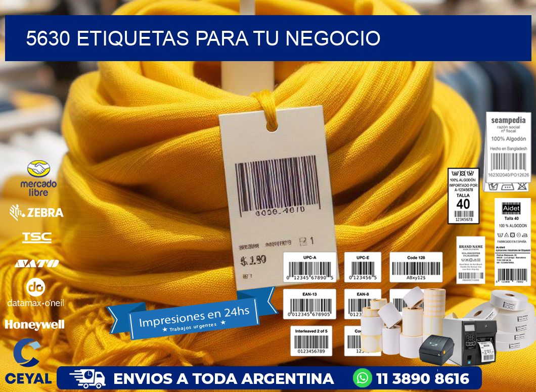 5630 etiquetas para tu negocio