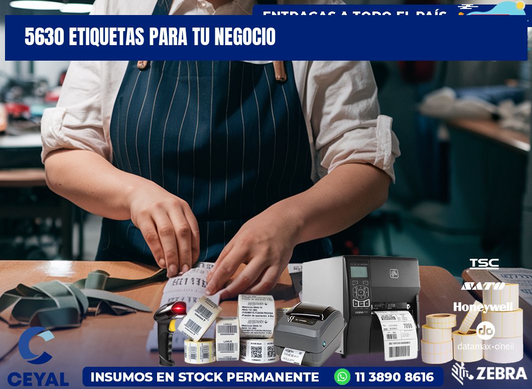 5630 etiquetas para tu negocio