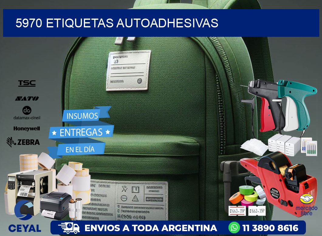 5970 etiquetas autoadhesivas